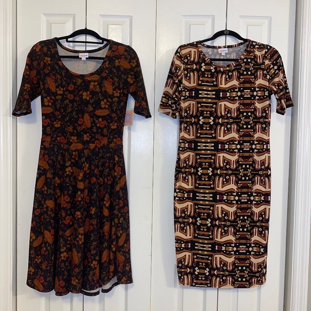 Lularoe size medium dress lot (one is new)